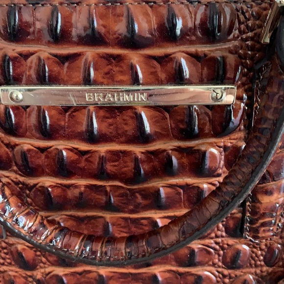 Brahmin pecan Melbourne laptop bag, never used. Comes with storage bag. - Picture 3 of 3